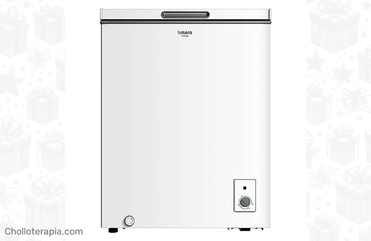 ¡Aprovecha ya esta súper oferta en Congelador Horizontal Arcón Bolero CoolMarket Chest 142 White y ahorra energía!