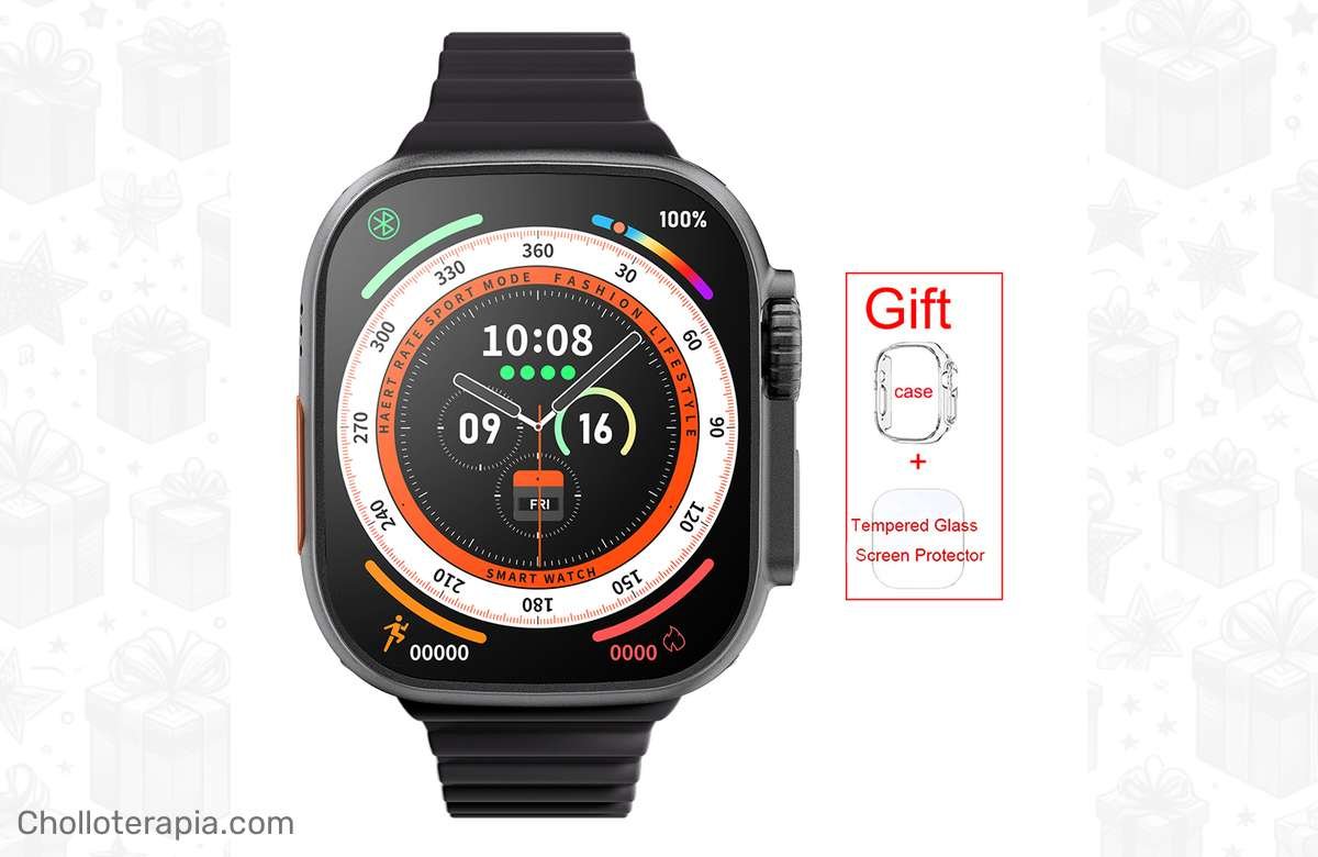 ¡Atrapa el tuyo! Reloj inteligente Ultra de 49mm con desbloqueo de puertas y pantalla HD de 2,02 pulgadas. ¡No te quedes sin él!