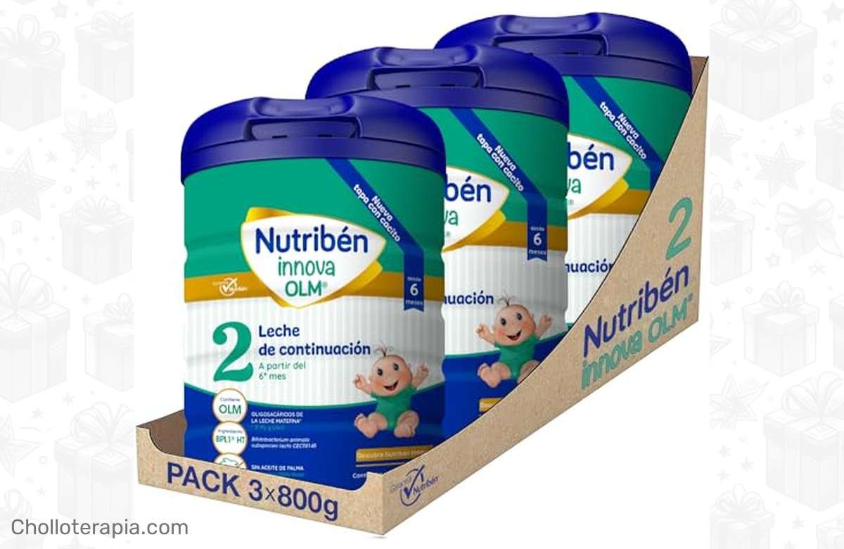 ¡Atrapa la oferta! Nutribén Innova 2 – Leche en Polvo Bebé Continuación con DHA y sin Aceite de Palma. ¡Compra ya!