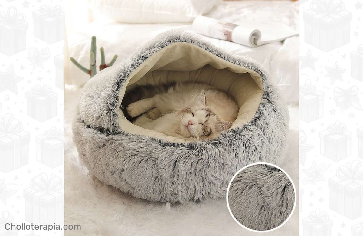 ¡Cama 2 en 1 para gatos! Tu mascota merece lo mejor