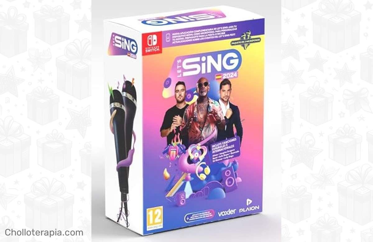 ¡Canta como una estrella con Lets Sing 2024 + 2 Mics Switch ESP!