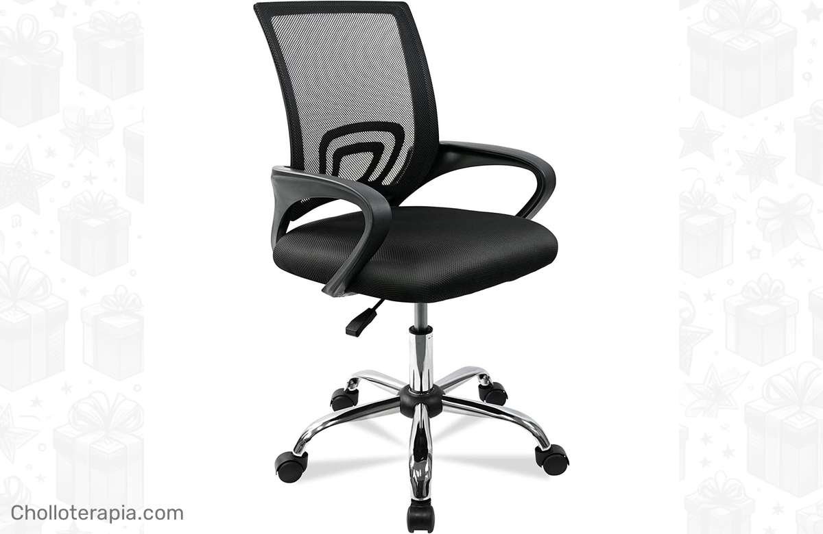 ¡Chollo del Día! Silla de Oficina Ergonómica con Soporte Lumbar. ¡Corre que vuelan!
