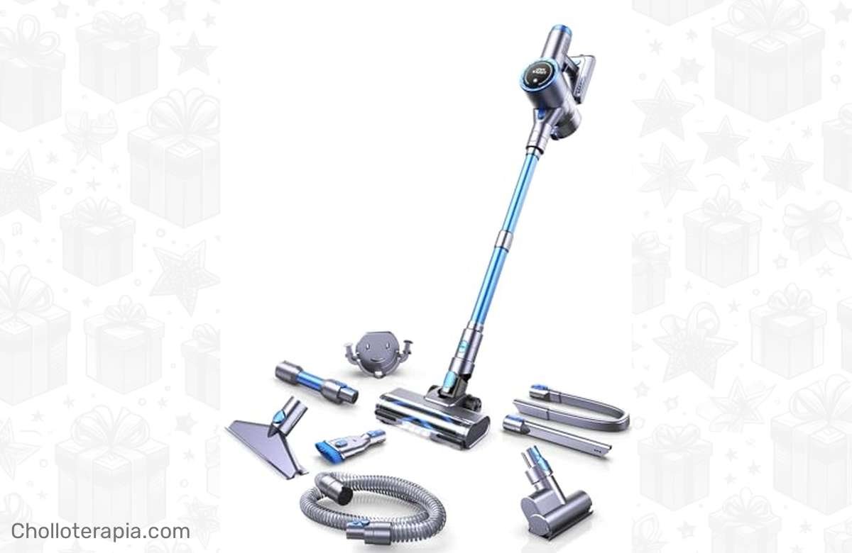 ¡Consigue la aspiradora escoba Greenote GSC60 con descuento brutal! ¡Potencia bestial y accesorios top para una limpieza imbatible! ¡No dejes pasar esta oferta única por tiempo limitado!