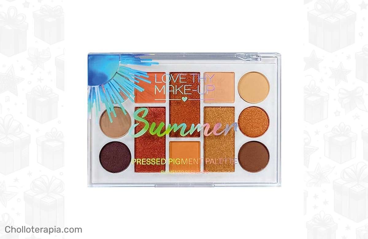 ¡Consigue tu Paleta de sombras de ojos Love thy make-up Summer Eyeshadow Palette al mejor precio del mercado!