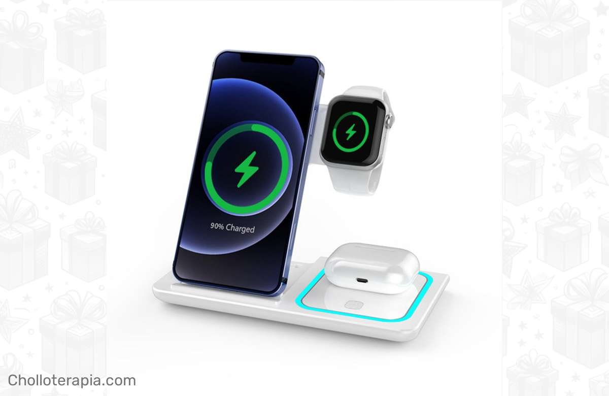 ¡Consigue tu cargador inalámbrico 3 en 1 para iPhone y Apple Watch al mejor precio!