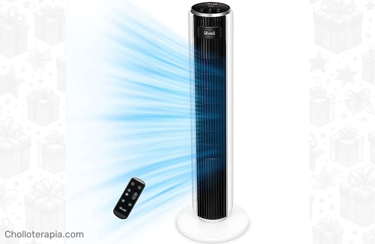¡Consigue tu frescura sin ruido con este ventilador de torre con control remoto! ¡No hay mejor elección para mantener tu hogar fresco y cómodo!