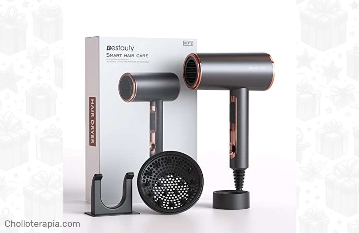 ¡Consigue un cabello de salón con el Secador Pelo Iónico Bestauty! ¡Potencia profesional donde sea que estés!