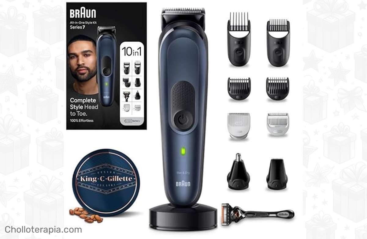 ¡Consigue un look impecable con este combo de recortadora y bálsamo para barba a precio increíble!