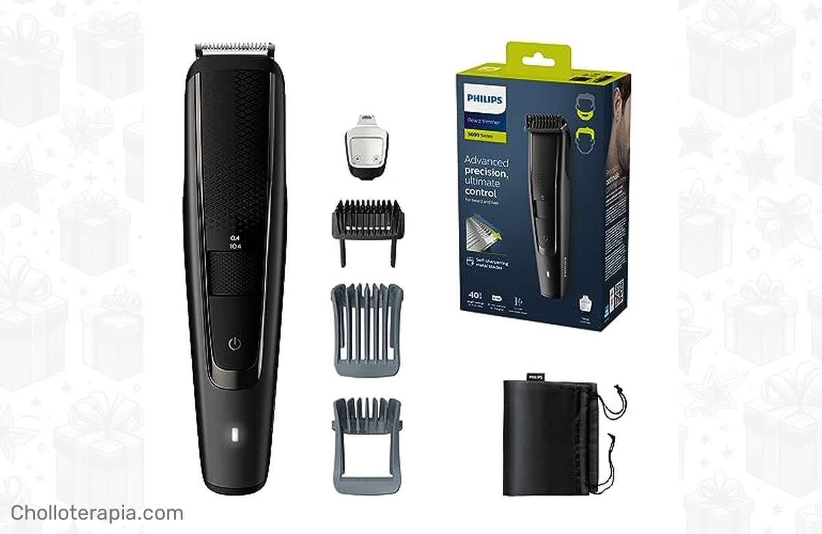 ¡Consigue ya la Philips Recortadora de Barba Serie 5000 a precio de locura!