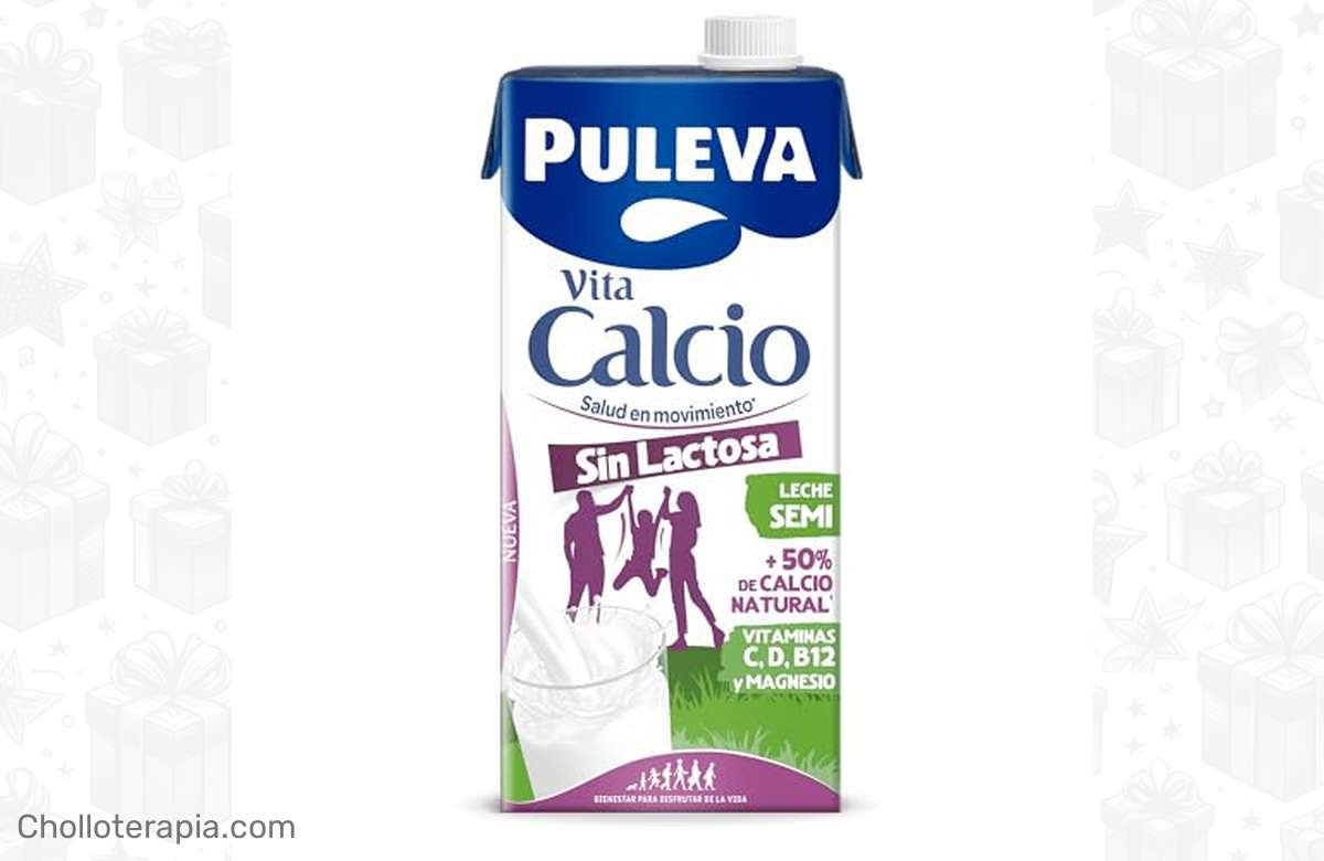 ¡Cuida tus huesos con Puleva Vita Calcio Sin Lactosa Semidesnatada! ¡Oferta insuperable en pack de 6 x 1L!