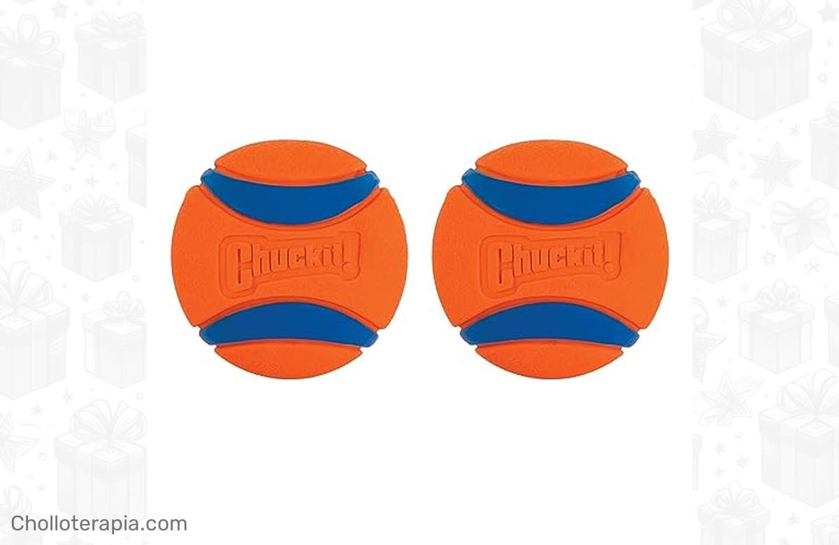 ¡Dale a tu perro horas de diversión con las Pelotas Chuckit Ultra Ball!