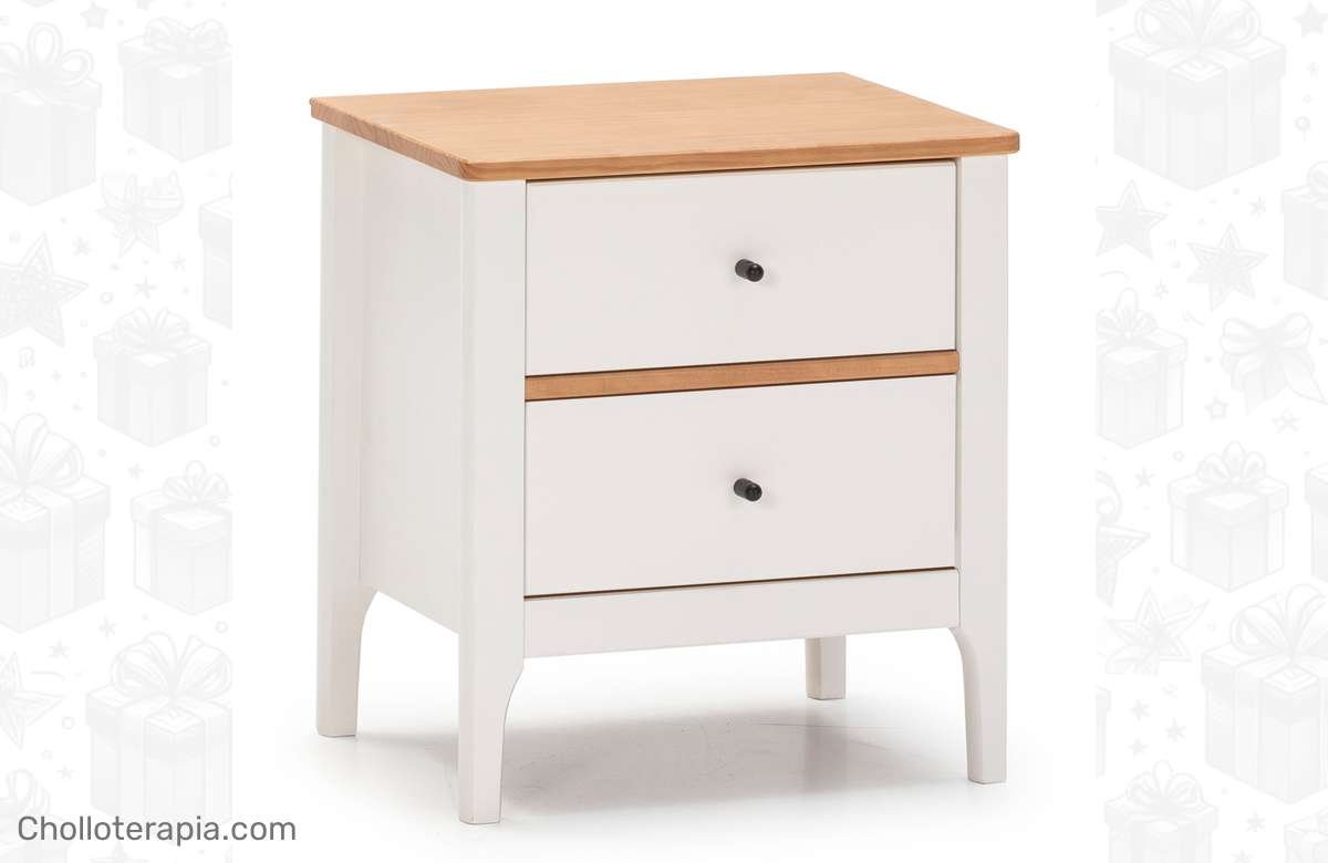 ¡Dale un nuevo look a tu habitación con la mesita Luca! Aprovecha su gran capacidad de almacenamiento.