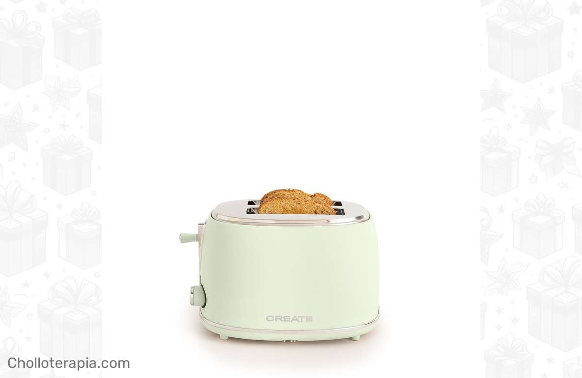 ¡Desayuna con estilo y ahorra con esta tostadora retro de 850W!