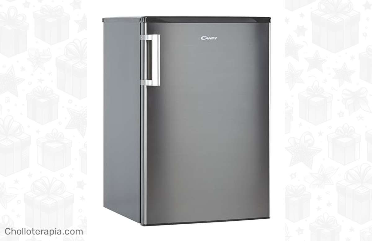 ¡Descuento increíble en Frigorífico Mini con Congelador Inoxidable de Candy!