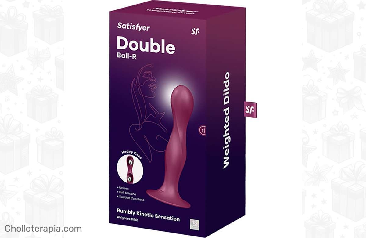 ¡Doble Placer: Descubre el Consolador Satisfyer Double Ball-R!