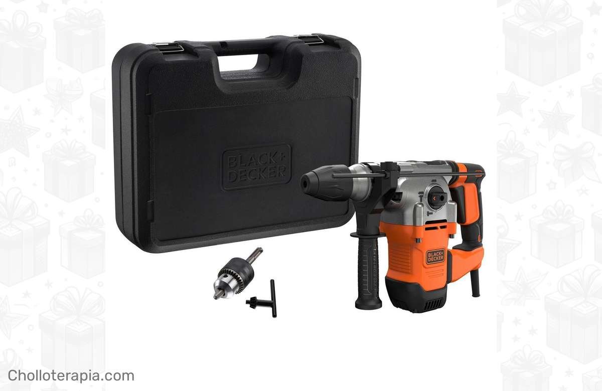 ¡El martillo Black and Decker SDS-Plus que revolucionará tus proyectos de construcción!