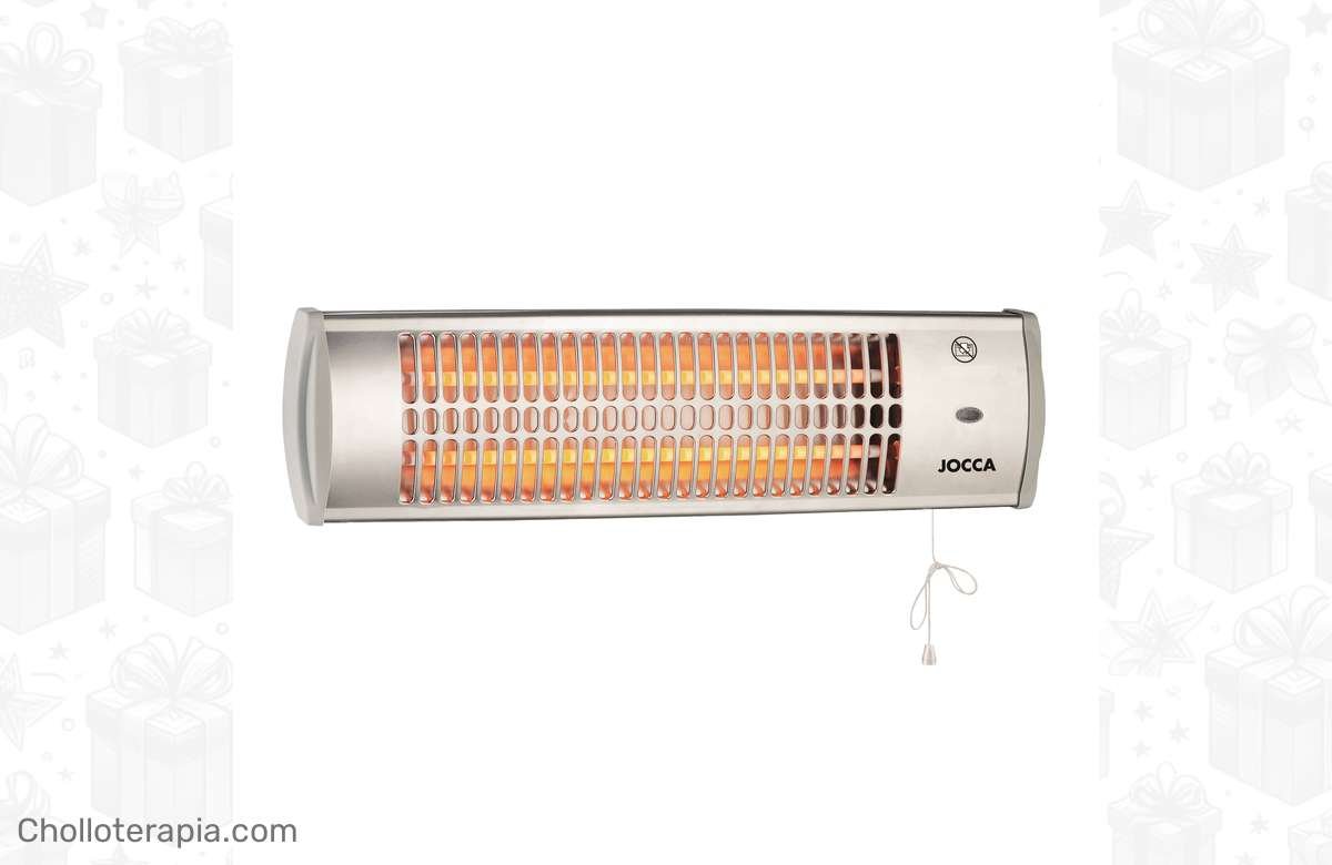 ¡Estufa Jocca con infrarrojos para interiores y exteriores! Aprovecha la oferta hoy ¡Te encantará!
