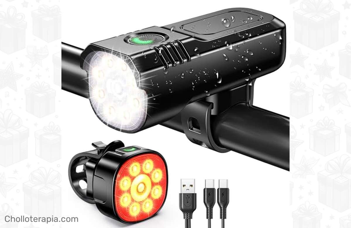 ¡Haz brillar tus paseos nocturnos con estas increíbles luces para bicicleta!