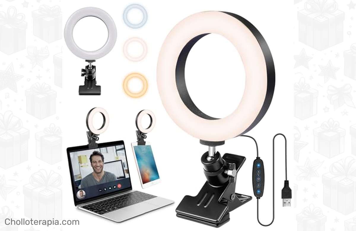 ¡Ilumina tus videoconferencias con esta oferta exclusiva de luz LED!