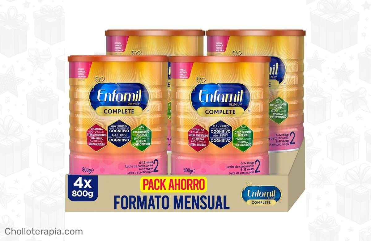 ¡Increíble descuento en Pack de X4 Enfamil Complete 2! ¡Aprovecha ya!