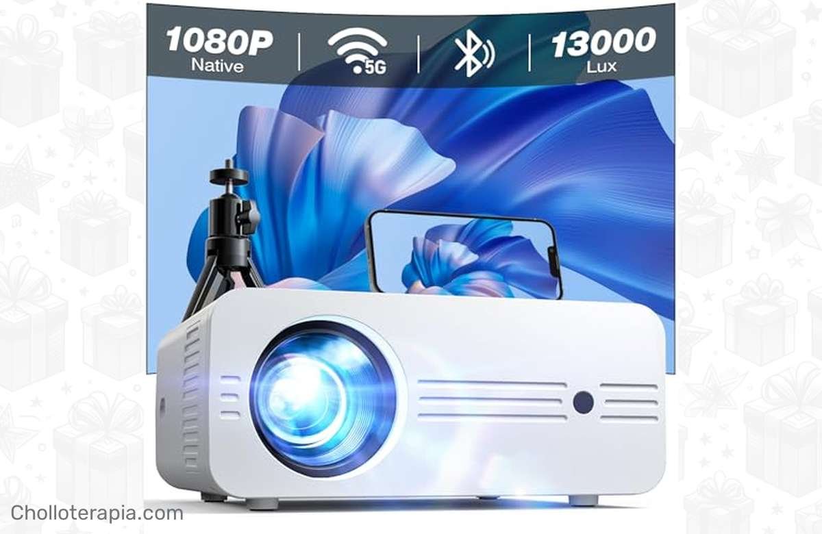 ¡Llévate el Proyector Portátil 5G WiFi Bluetooth iZEEKER por solo 84€ con el 40% de descuento!