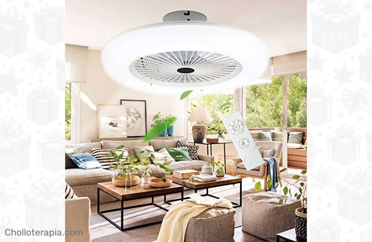 ¡No dejes pasar esta oferta para tu ventilador de techo con iluminación LED!