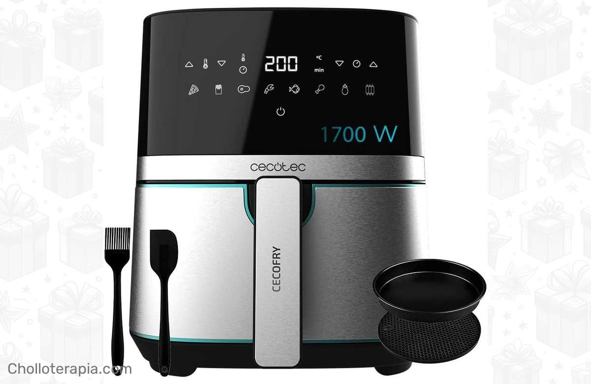 ¡No dejes pasar la oportunidad de llevarte la Freidora De Aire Cecotec Cecofry Full Inox 5500 Pro con un descuento increíble! ¡Hazte con ella ya!