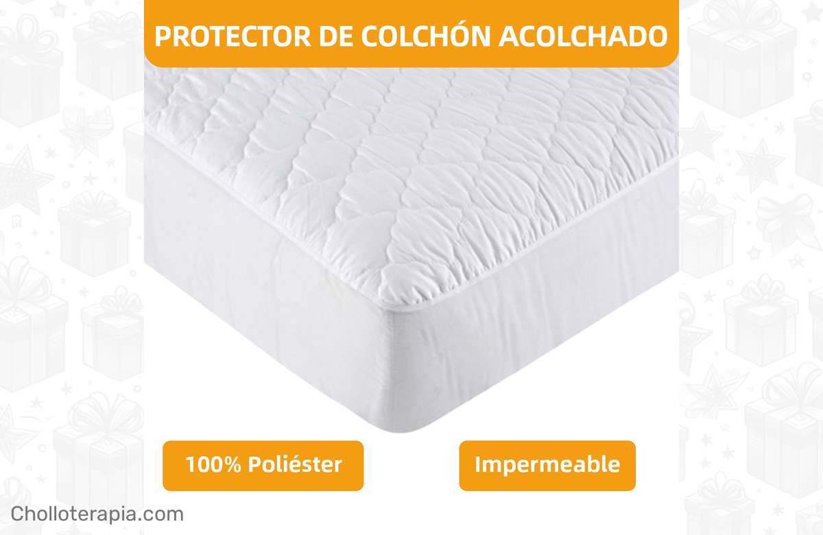 ¡No más manchas ni ácaros en tu colchón! ¡Consigue tu protector impermeable ahora!