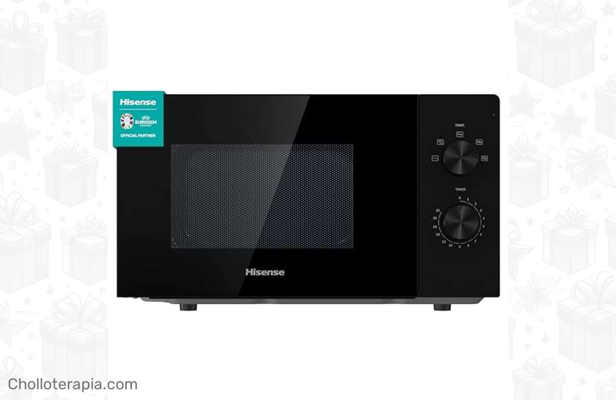 ¡No te pierdas esta ganga! Microondas Hisense de 20 L y 700 W a precio de locura