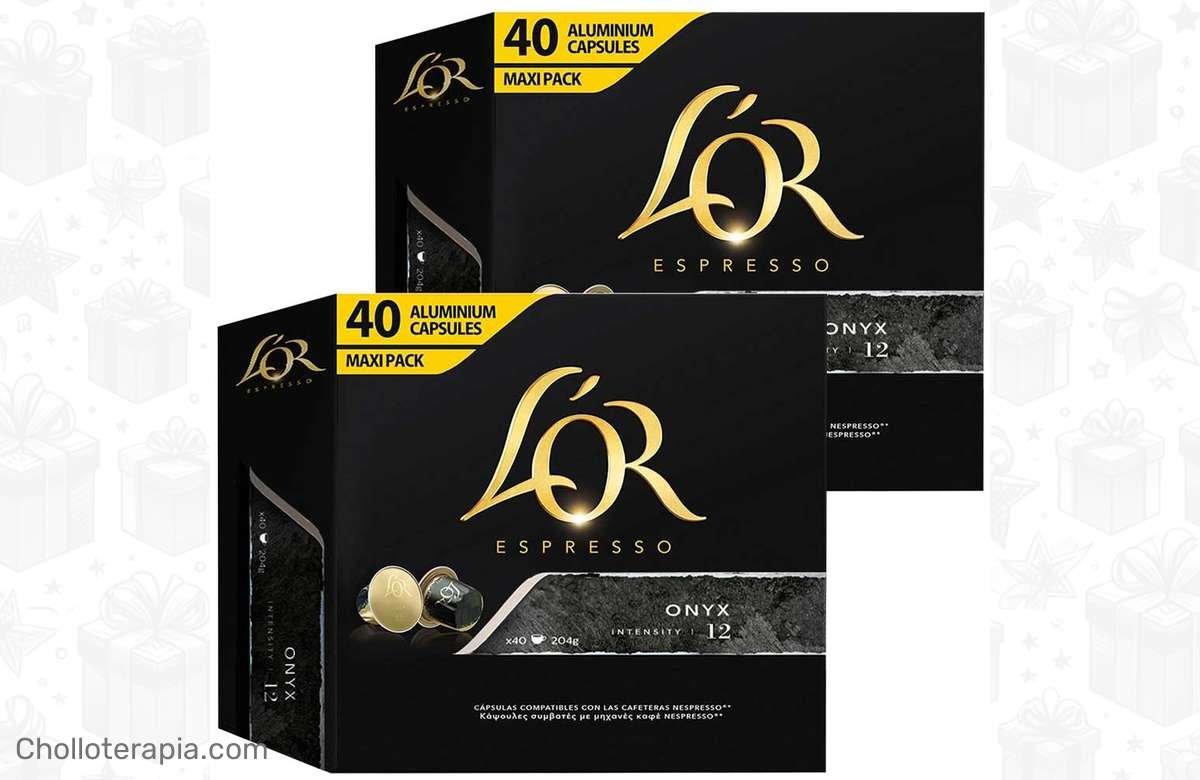 ¡No te pierdas esta ganga! Nespresso Onyx L’OR 80 Cápsulas a precio de locura