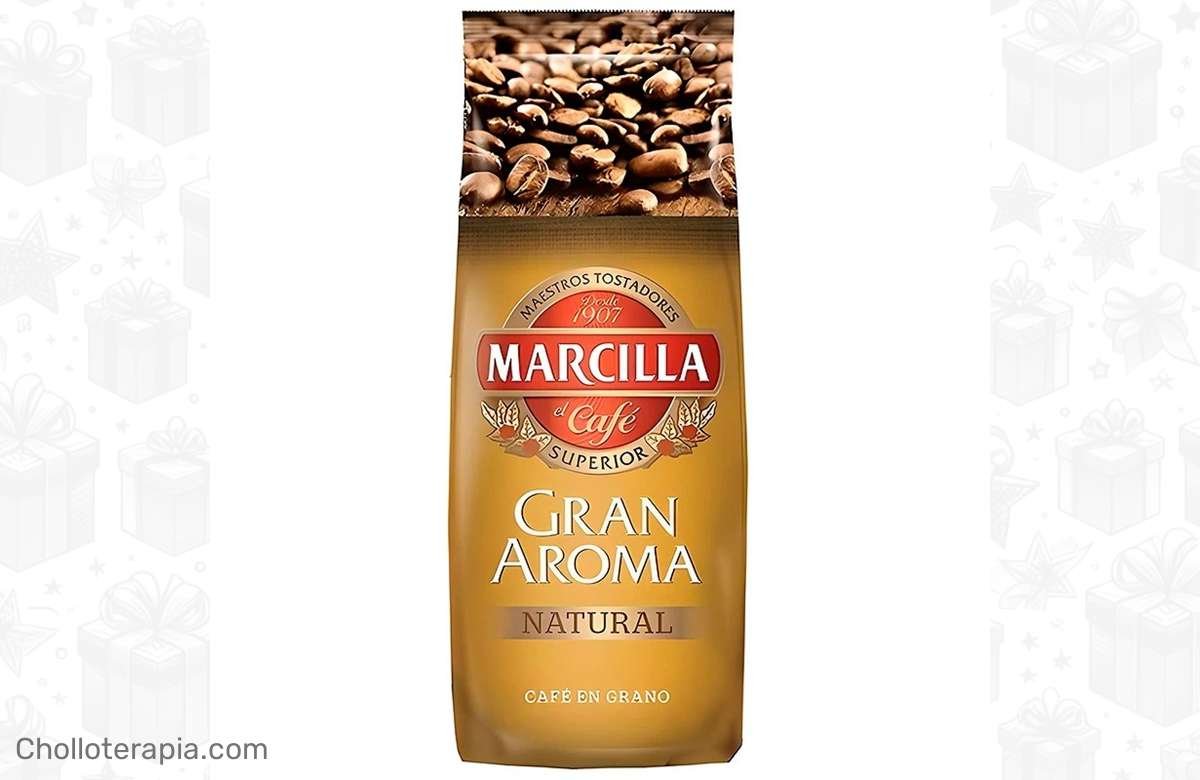 ¡No te pierdas esta ganga de Marcilla Gran Aroma Natural 1kg de café en grano!