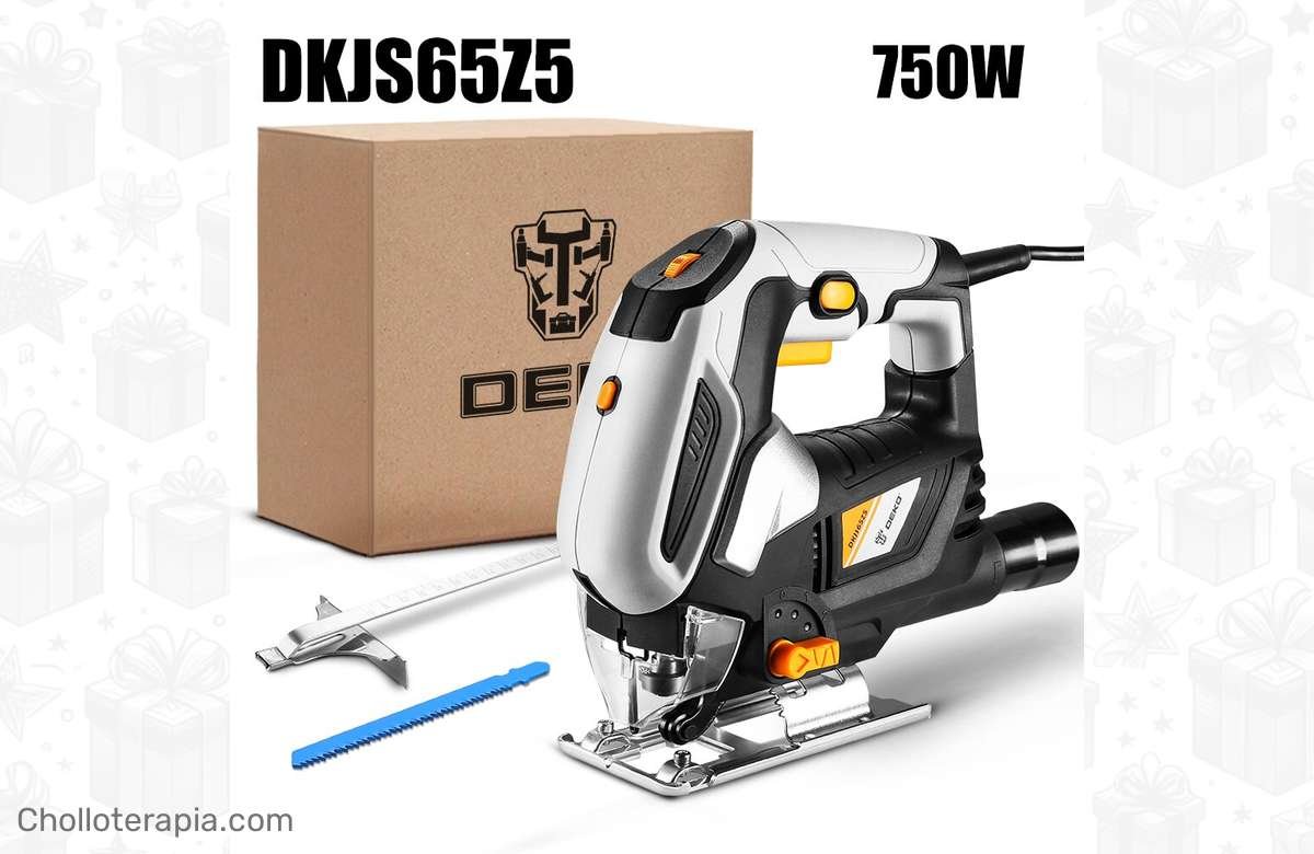 ¡No te pierdas esta oferta! Sierra eléctrica DEKO para carpintería: ¡Potencia y precisión al mejor precio!