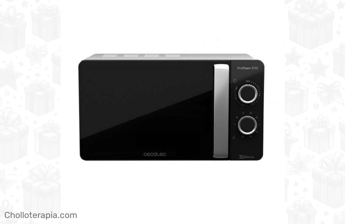 ¡No te pierdas esta oportunidad única! Microondas Cecotec Proclean 3150: la combinación perfecta de eficiencia y estilo.