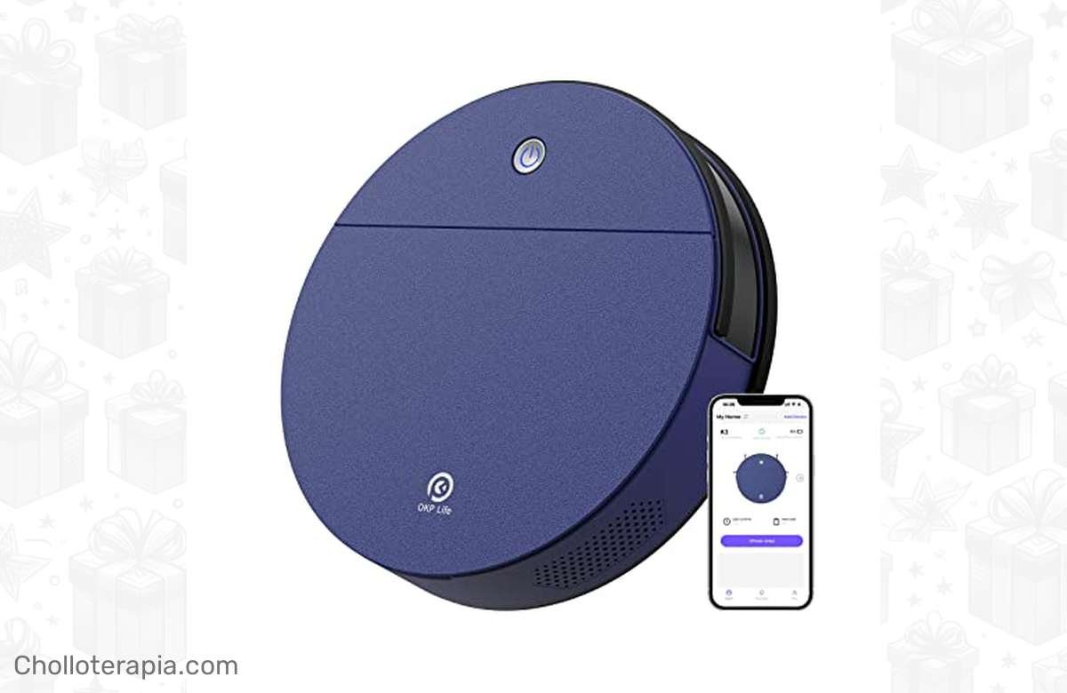 ¡No te quedes sin el Robot Aspirador OKP K3 al 47% off! ¡Perfecto para hogares con mascotas!