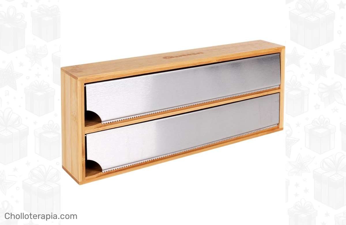 ¡No te quedes sin el dispensador doble de papel de aluminio y film! ¡Corre, que vuelan!