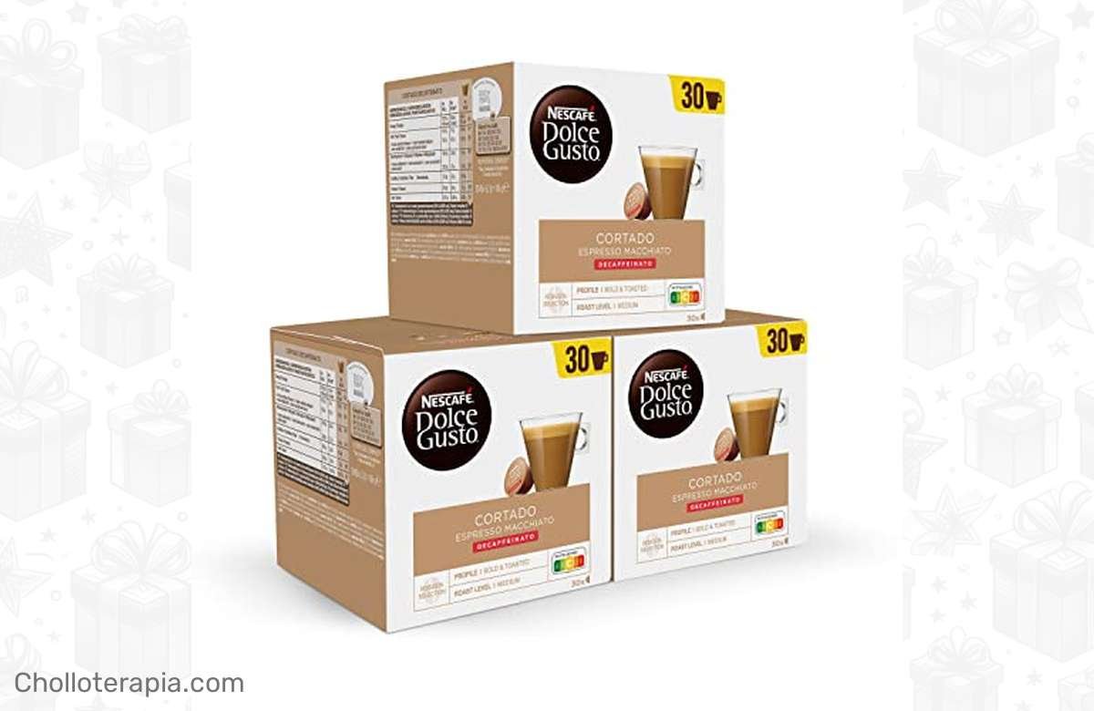 ¡No te quedes sin tu Pack de 90 Cápsulas de Dolce Gusto NESCAFÉ Cortado Descafeinado a precio de locura! ¡Corre y cómpralo ya!
