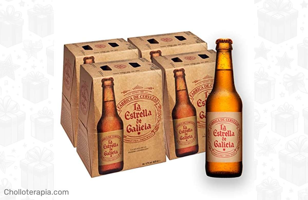 ¡No te quedes sin tu pack de 24 botellines de La Estrella de Galicia! ¡Aprovecha esta oportunidad única de disfrutarla al mejor precio!