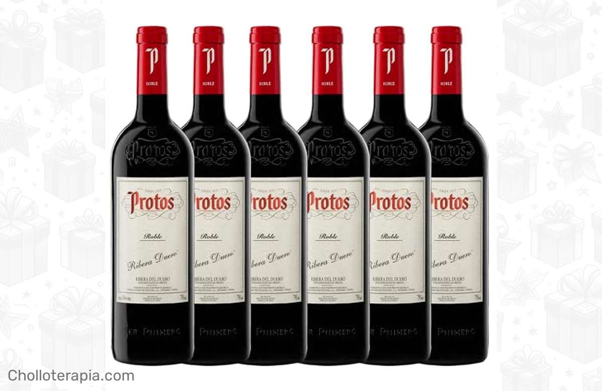 ¡No te quedes sin tu pack de 6 botellas de Protos Roble Vino Tinto 2021 al mejor precio!