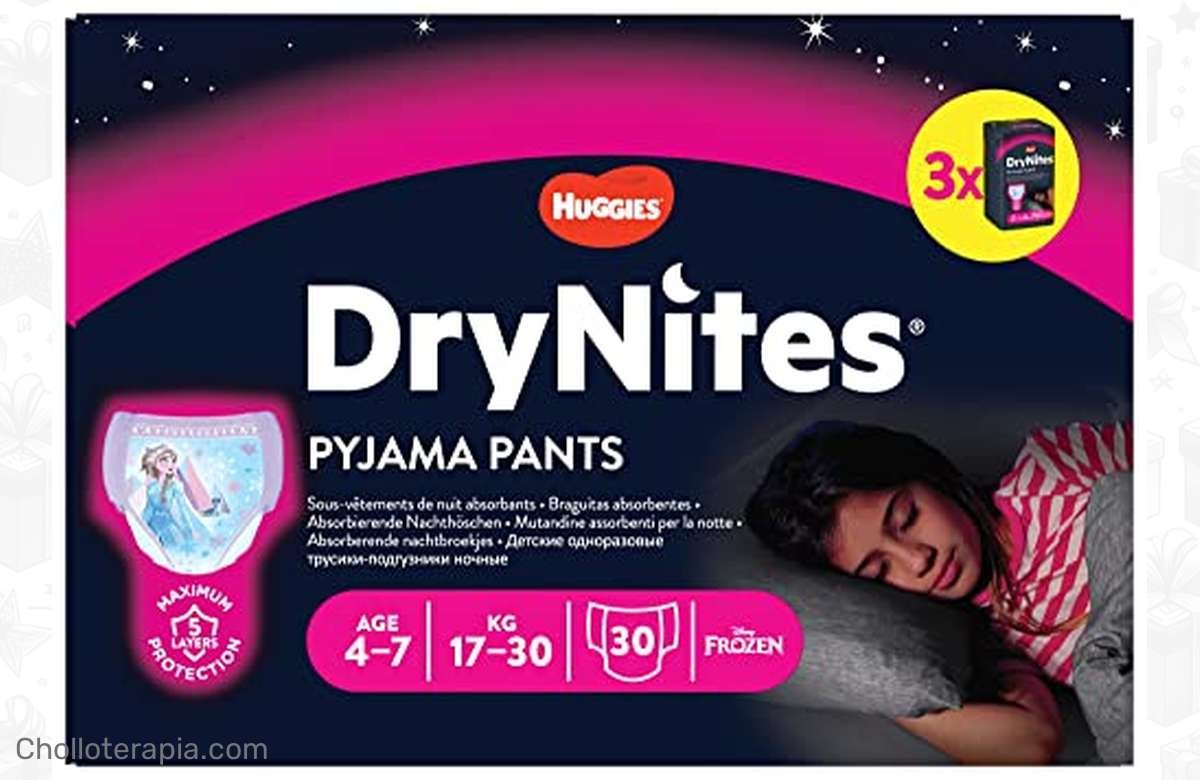 ¡Noches sin preocupaciones con Huggies DryNites! ¡Consigue tu pack de 30 pañales ya!