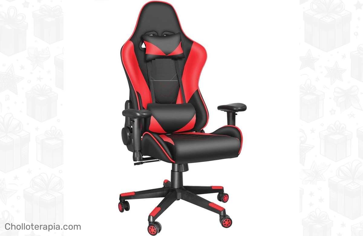 ¡Oferta exclusiva! Silla Gaming Ergonómica con Cojín Lumbar ¡Mejora tu experiencia de juego!
