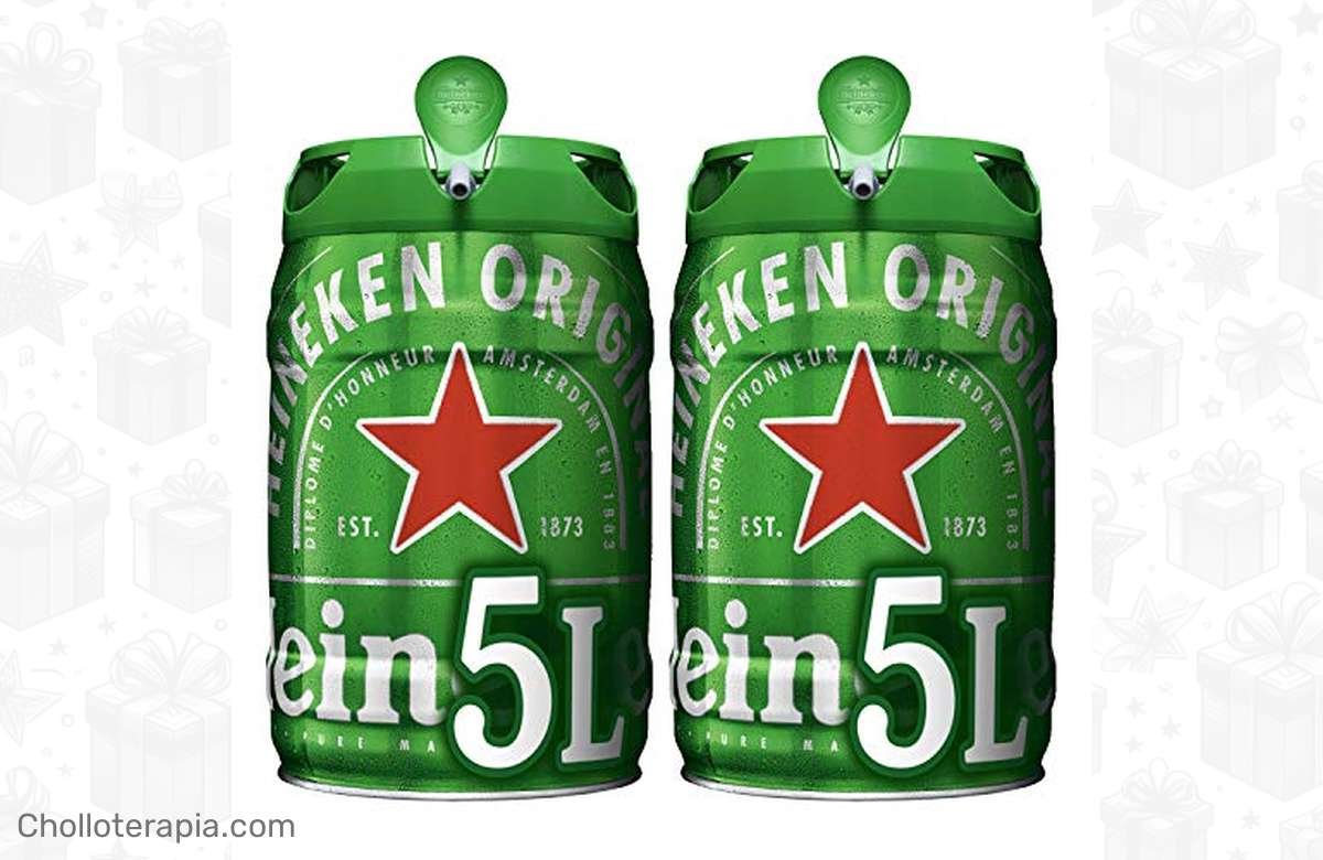 ¡Oferta explosiva! Heineken Cerveza Lager 2x5000ml: ¡No te quedes sin la tuya!