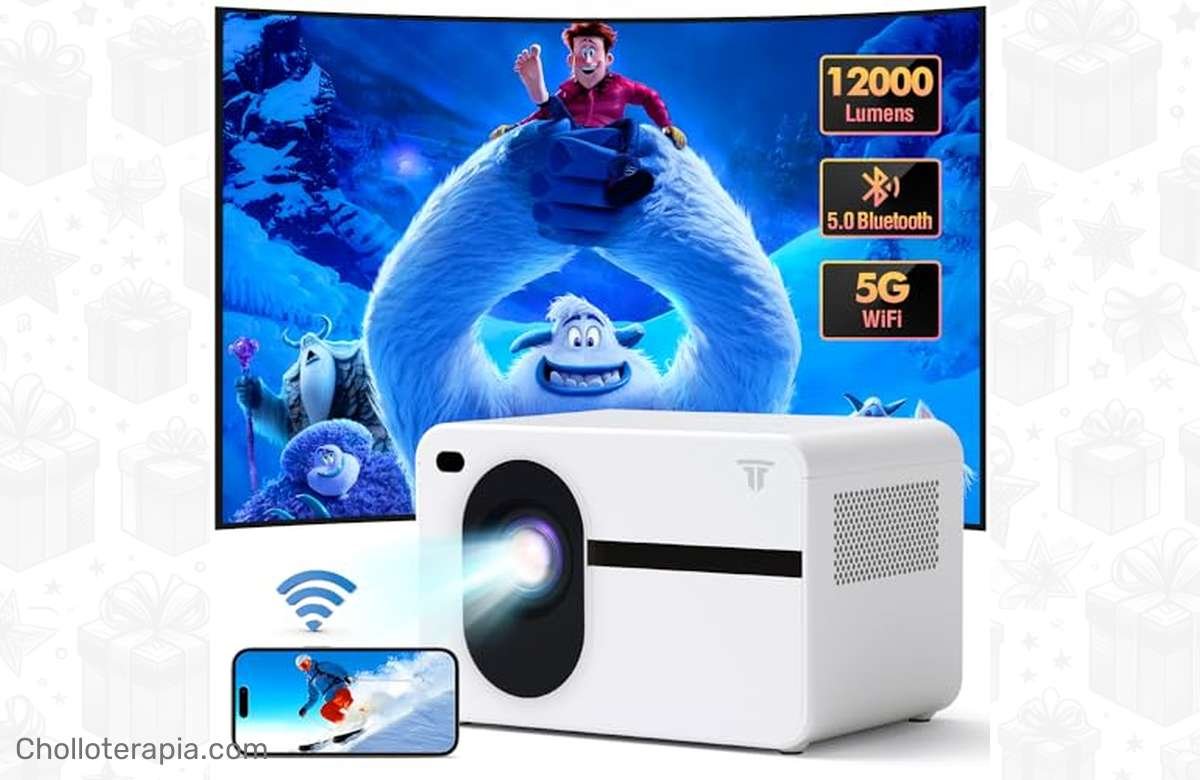 ¡Oferta flash! ¡Proyector 1080P con 5G WiFi y Bluetooth al 88% de descuento!