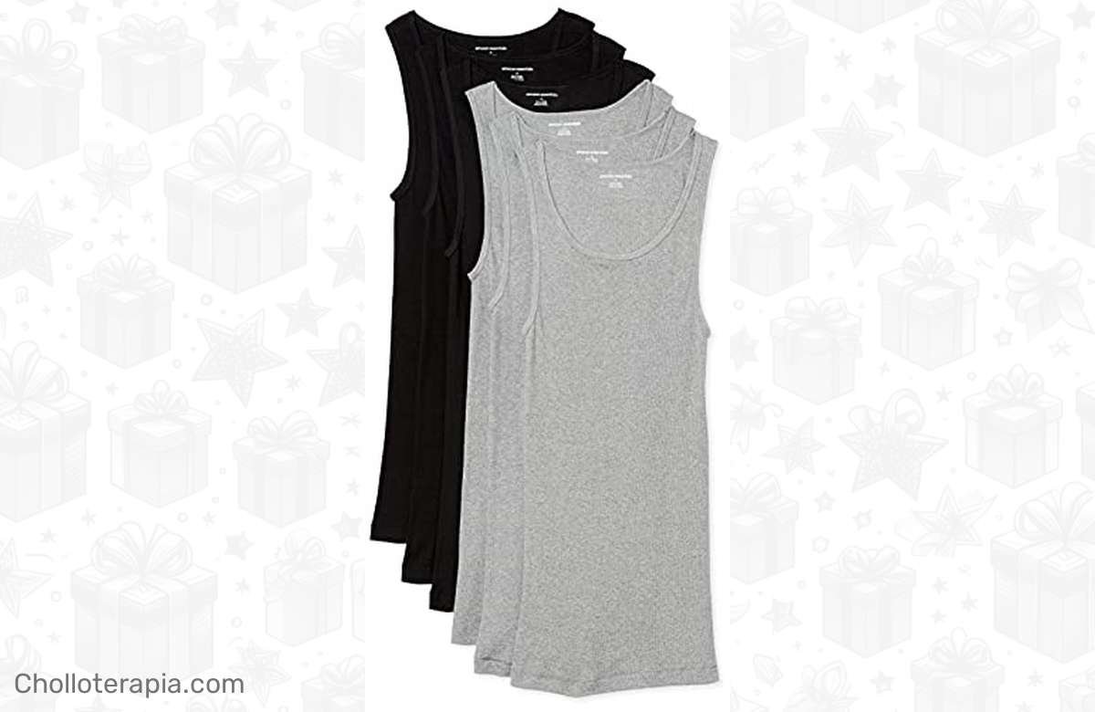¡Oferta increíble! Set de 6 camisetas interiores de hombre en Amazon Essentials, ¡aprovecha ya!