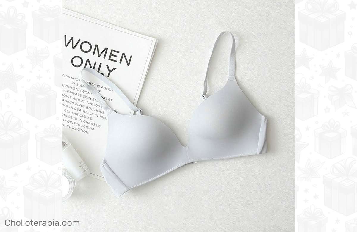 ¡Oferta increíble! Sujetador sin costuras para niña con realce de pecho pequeño y sin aros. ¡No te lo pierdas!