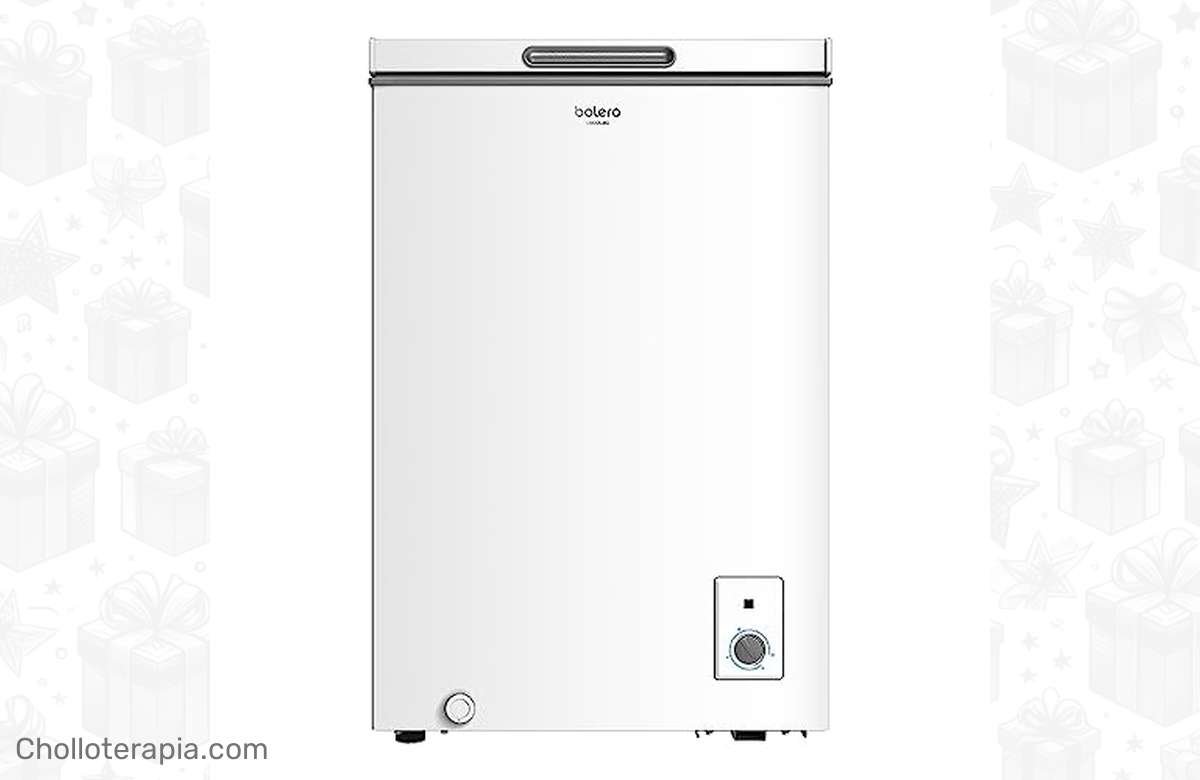 ¡Oferta única: Congelador Horizontal Arcón Bolero CoolMarket Chest 99 White a precio increíble! ¡Ahorra energía con su sistema dual function!