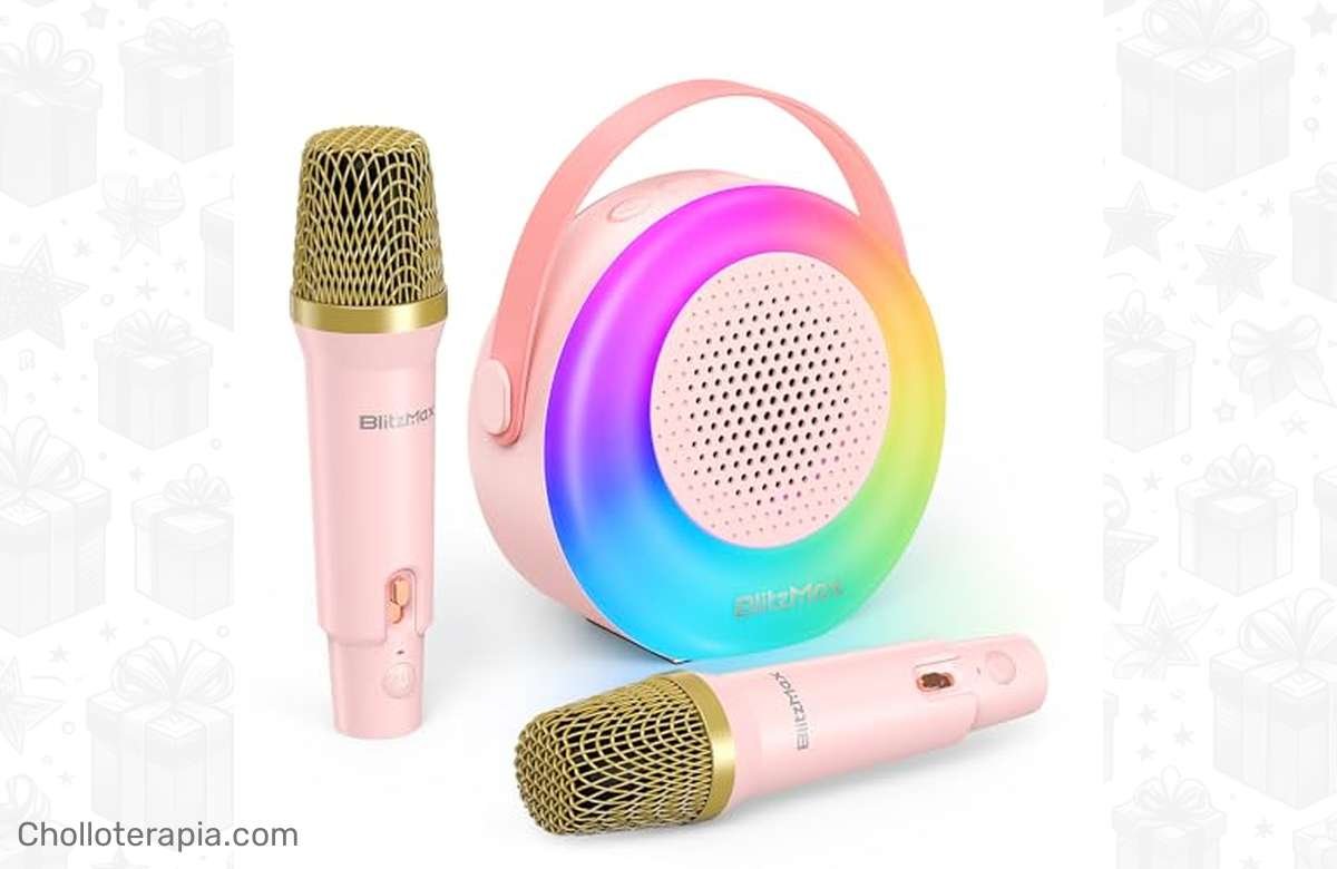¡Oferta única! Karaoke para niños al 50% con micrófonos inalámbricos. ¡Canta con tus hijos!