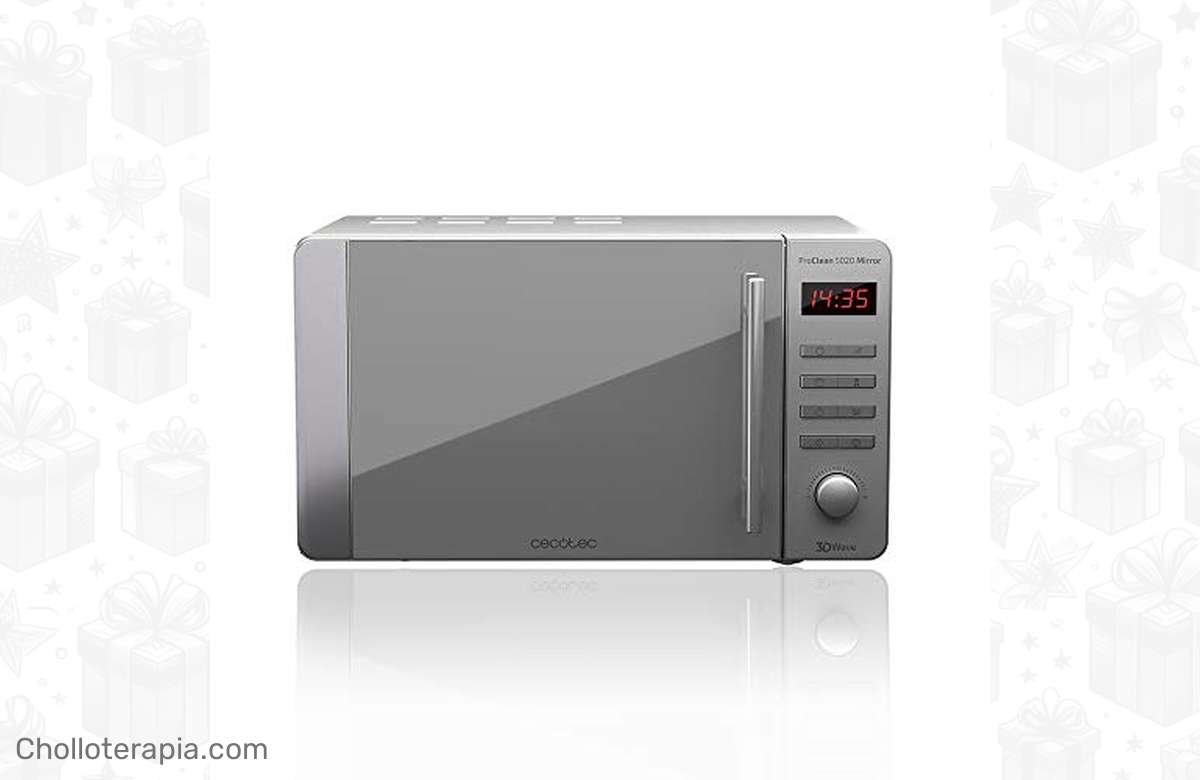 ¡Oferta única! Microondas Cecotec ProClean 5020 Mirror: potencia y limpieza juntos