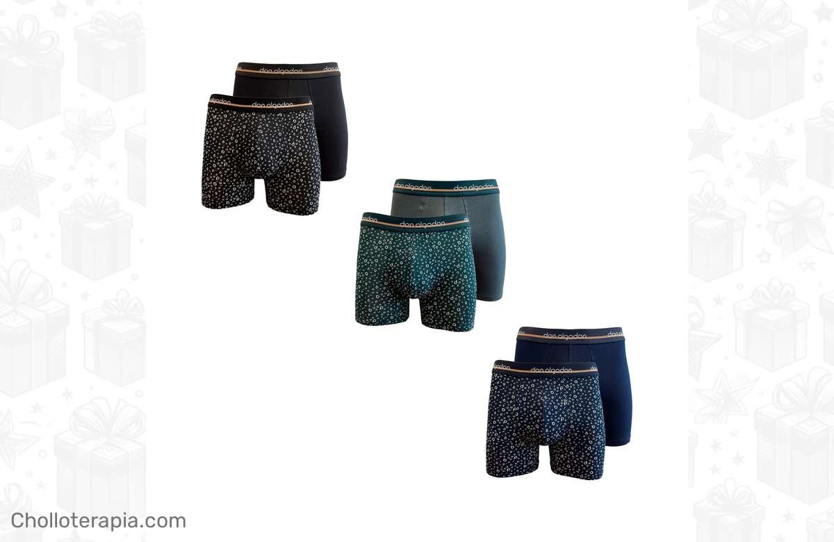 ¡Oferta única! Pack 6 Boxers Hombre DON ALGODON a precio de infarto