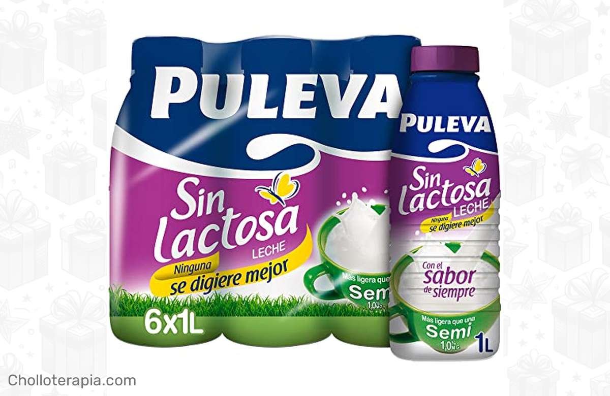 ¡Oferta única! Puleva Sin lactosa Semidesnatada Pack 6 x 1L, ¡No te lo pierdas!