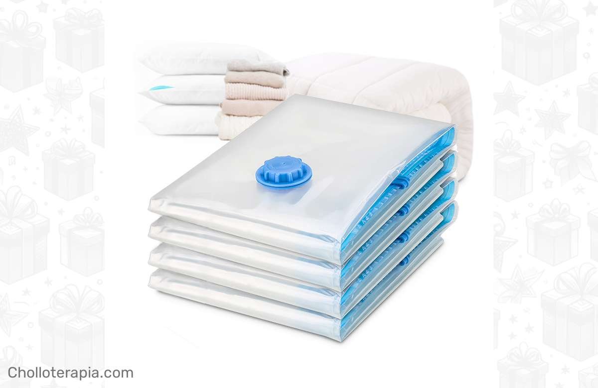 ¡Organiza tu hogar al máximo con estas bolsas de vacío transparentes!